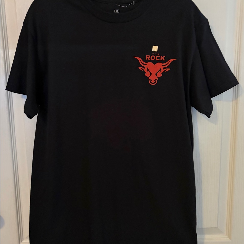 WWE Black Tee with Red Graphic